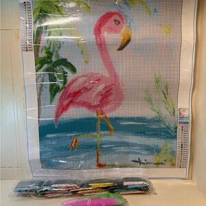 Flamingo Diamond Painting Kit for Kids